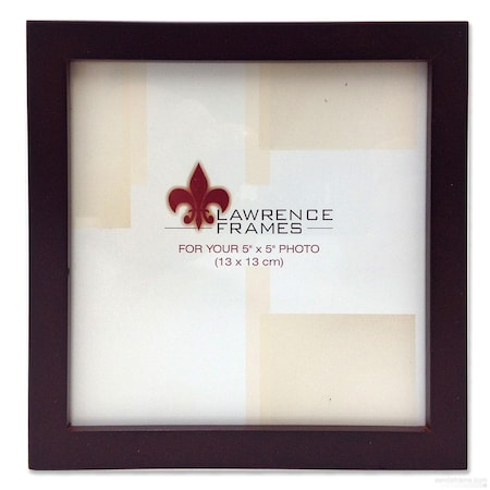 Lawrence Frames 5 x 5 Espresso Wood Frame 755955